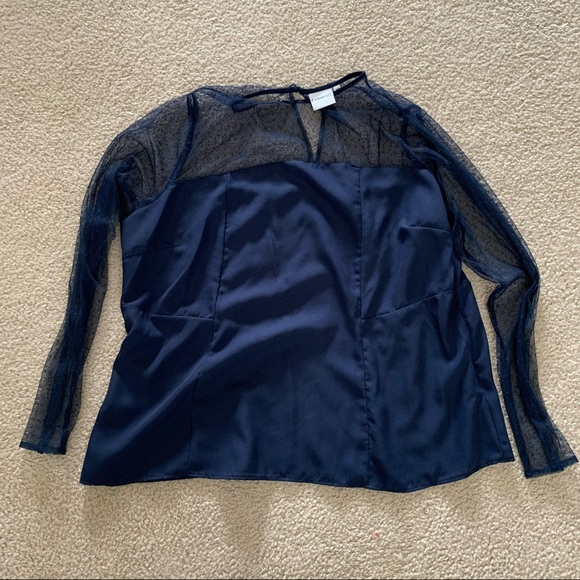 ASOS Junarose | Plus Top with Sheer Sleeves - Picture 6 of 9